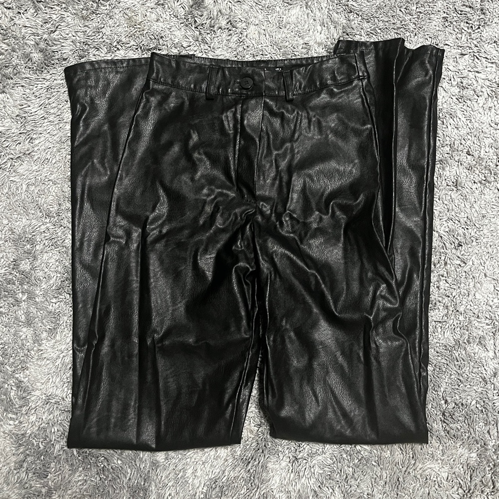 Boohoo leather pants